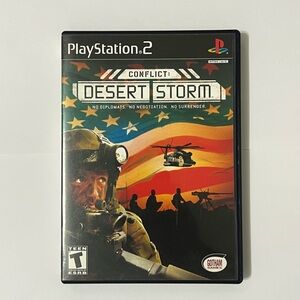 Conflict: Desert Storm (Sony PlayStation 2, 2002) CIB, Complete & Tested